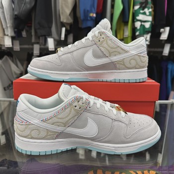 Nike Dunk Low SE Barber Shop Grey • Pre-Owned [7435] - view 3