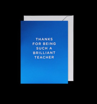 Lagom -Mini Card -Thanks for being a Brillant Teacher-4380 (D)