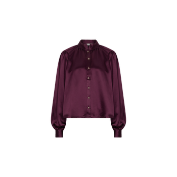 Auora Blouse · Aubergine