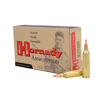 Hornady Vermint express .22-250 Rem 55gr V-MAX 20 rounds