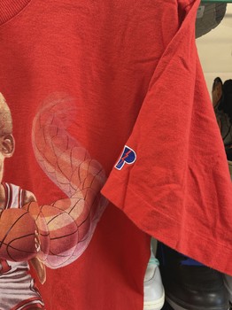 vintage 90s Rodman Bulls Tee • Pre-Owned [1712] - view 5