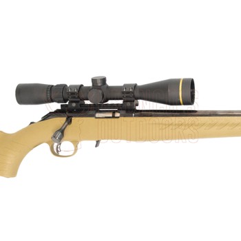 Ruger American Ranch Rimfire .22 LR Blued 16" Threaded Tan + Leupold VX Freedom Creedmoor 4-12x40 + DPT