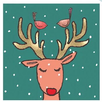 Paperbird - Hello Deer Card W1109