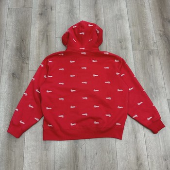 Supreme Repeat Script Zip Up Hooded Sweatshirt • Pre-Owned [1613] - view 3