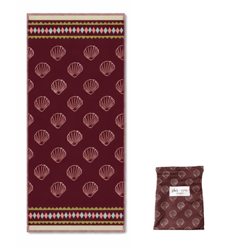 Plek Reishanddoek Sea Treasure - Burgundy