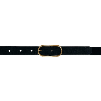 Luna slim belt - Black gold