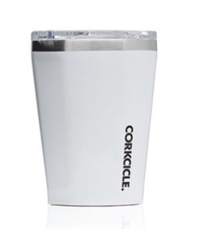 CORKCICLE TRIPLE INSULATED  TUMBLER - WHITE GLOSS