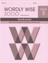 Wordly Wise 3000 Book 5 Test, 3rd ed