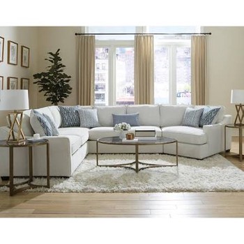 Dakota Dove Right Side Facing Cuddler 3pc Sectional