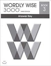 Wordly Wise 3000 Answer Key Book 3 (3rd Edition)