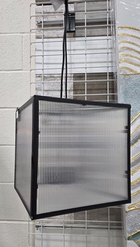 Iron /Acrylic Hanging Lamp - 44" Cord