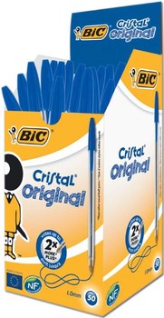 Bic - Cristal Ballpoint Pen - Blue Medium - PS250