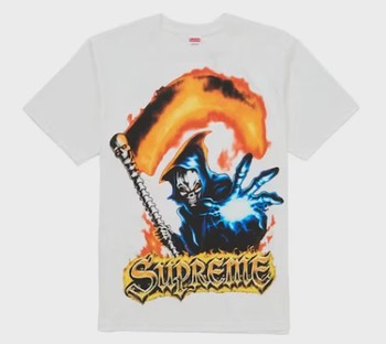 Supreme Grim Reaper Tee White • Brand New [0965] - photo 1