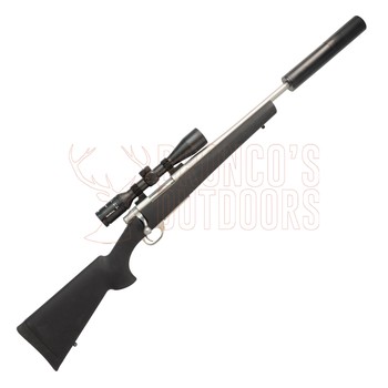 Howa 1500 S/S 17" Threaded Black 6.5 Creedmoor + Panamax Rifle Scope 3-9x40 + Ghost Suppressor