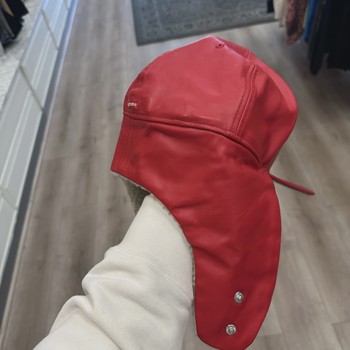 Supreme Leather Earflap Box Logo New Era • Pre-Owned [1848] - view 6
