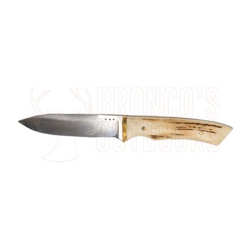 B K Knives 2 Piece Set 4.5"  Antler Handle