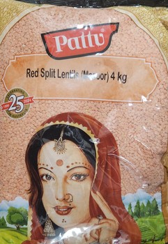 Pattu Red Split Lentils 4 kg
