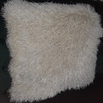 Mina Victory Square Shag Pillow