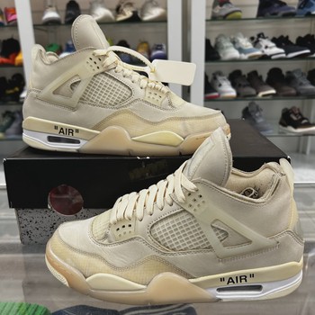 Air Jordan 4 Retro Off-White Sail (Women's) • Pre-Owned [9026] - view 3