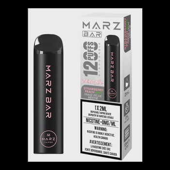 MARZ BAR 1200 Zero Nic - Strawberry Peach Mint