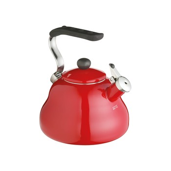 WHISTLING 2 LITRE STOVETOP KETTLE - RED