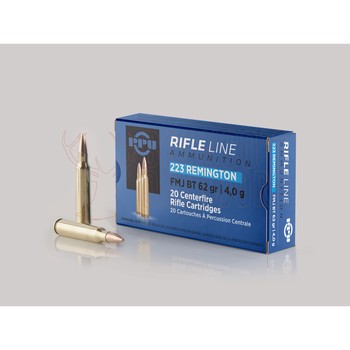 PPU .223 Rem 62gr FMJ 20 Rounds