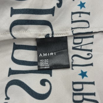 Amiri Fortune Long-Sleeve Bowling Shirt 'Alabaster' • Pre-Owned [3561] - view 4