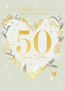 Ling Design - Golden Anniversary Card (D)