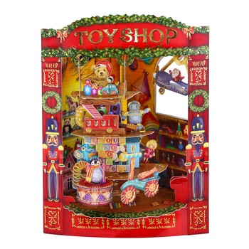 Santoro - Christmas Toy Shop Swing Card - XSC208