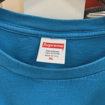 Supreme Futura Box Logo Tee Bright Blue • Pre-Owned [9055] - photo 4