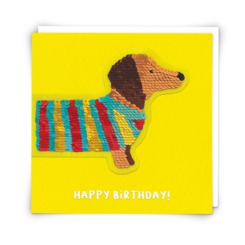 Redback Cards - Sequin Dog - SQ81