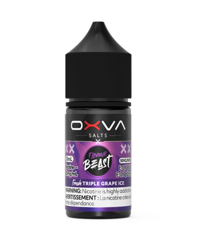 OXVA x Flavour Beast - Fresh Triple Grape Ice 30ml Salt
