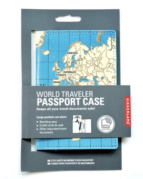 Kikkerland - World Traveler Passport Case - TT53