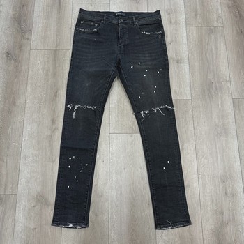 Purple Brand Black Skinny Paint Splatter • Pre-Owned [6134] - view 10