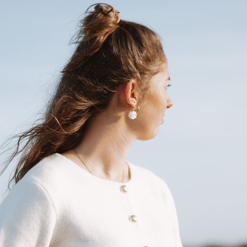 Oorringen pearls
