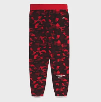 BAPE x Faze Clan Sweat Pants Red • Brand New [1476] - view 2