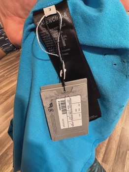 Balenciaga Blue Grafitti  Tee • Brand New [0485] - view 3