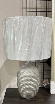 GREY TABLE LAMP