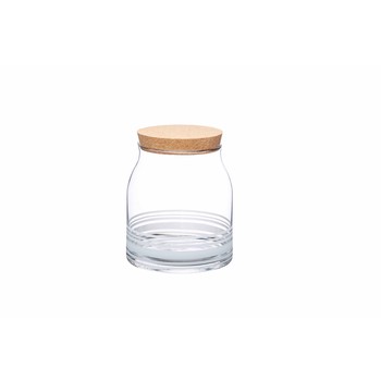 GLASS JAR WITH CORK LID - 2.5 LITRE