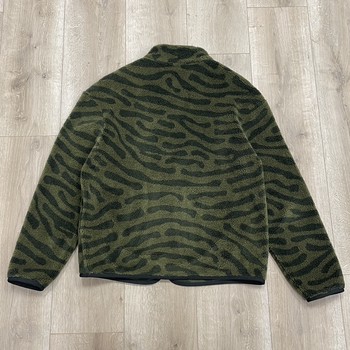 SS23 Moncler x Salehe Bembury Teddy Zip-Up Sweatshirt Dark Green Pre-Owned - view 7