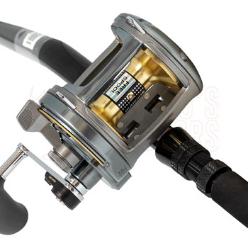 Shimano Status Bluewater 5'6" PE: 5-8 Bent Butt DDM + Shimano Tyrnos 50 LRS 2-Speed