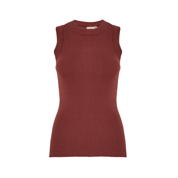 Phoebe Tank Top · Maroon red