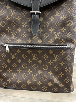 Louis Vuitton Backpack Palk Monogram Macassar Brown - Pre-Owned - view 3