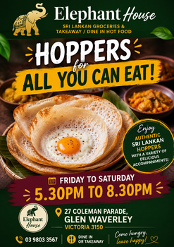 Hoppers All you can Eat (Only on Shop Visits)