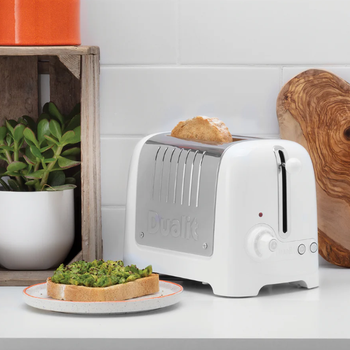 DUALIT LITE 2 SLICE TOASTER - GLOSS WHITE