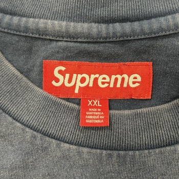Supreme Washed S/S Top Navy • Pre-Owned [8331] - view 4