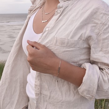 Armband klein Ameland zilver