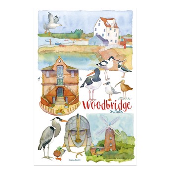 EMMA BALL WOODBRIDGE COTTON TEA TOWEL