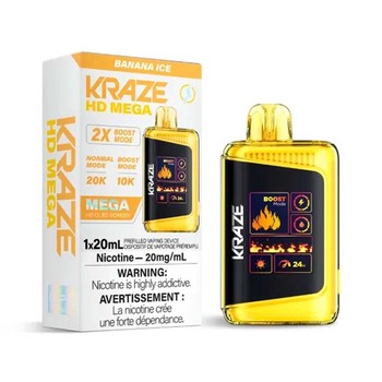 Kraze HD Mega - Banana Ice