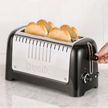 DUALIT LITE LONG SLOT TOASTER - BLACK